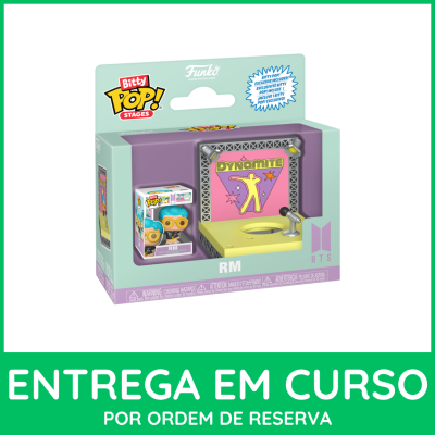 Funko Bitty Pop Stages BTS RM figurine and stage in packaging