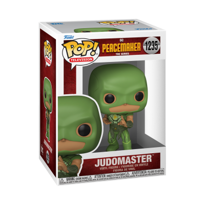 Figura Funko Pop! Judomaster da série Peacemaker na caixa