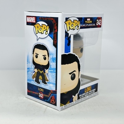 Caixa Funko Pop! Loki da Marvel Thor Ragnarok nº 242 em vinil