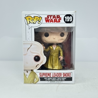 Figura de vinil Funko Pop! Star Wars Supreme Leader Snoke na caixa