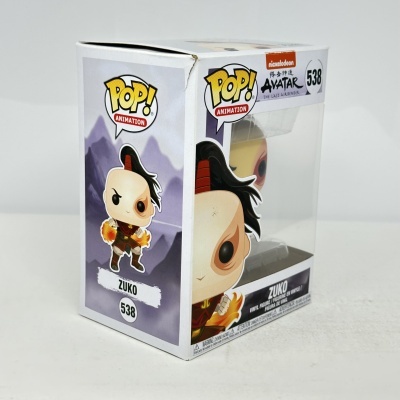 Funko Pop Zuko Avatar The Last Airbender na caixa