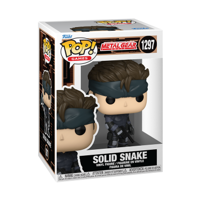 Figura Funko Pop! Solid Snake Metal Gear Solid na caixa
