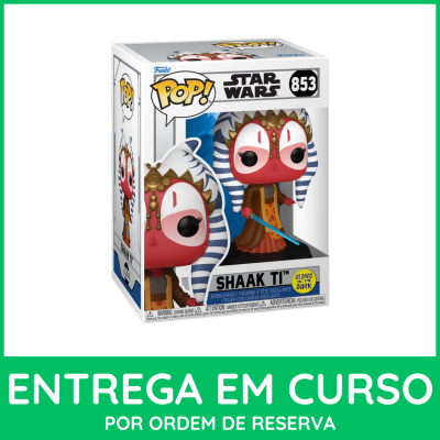 Figura Funko Pop! Star Wars Shaak Ti embalada em caixa