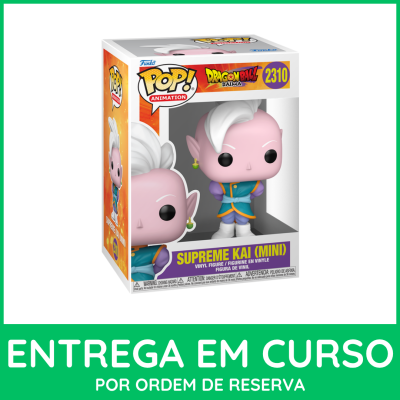 Caixa de figura Funko Pop! Supreme Kai (Mini) da Dragon Ball