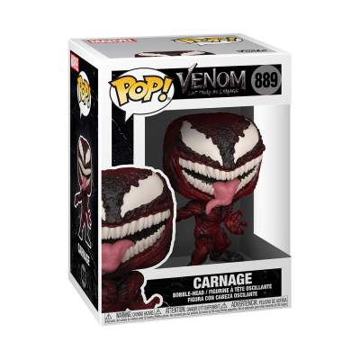 Boneco Funko Pop! Carnage Venom 889 em embalagem