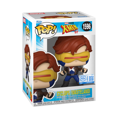 Funko Pop Cyclops X-Men 97 número 1596 em caixa