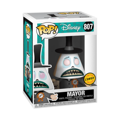 Figura Funko Pop! Disney Mayor número 807 em caixa de vinil com rótulo Limited Chase Edition