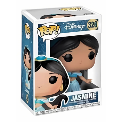 Figura Funko Pop! da personagem Jasmine da Disney na caixa