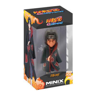 Figura colecionável Itachi Naruto Shippuden na caixa