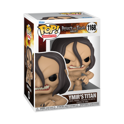 Figura Funko Pop! Attack on Titan número 1168 Ymir's Titan em caixa de vinil