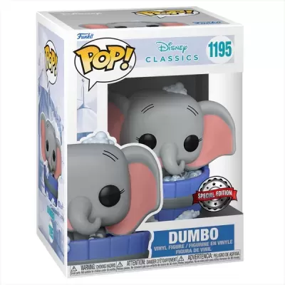 Figura Funko Pop Dumbo em caixa Disney Classics edição especial