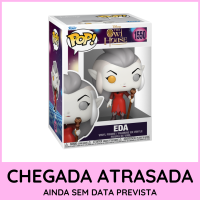Figura de vinil Eda da The Owl House em caixa transparente