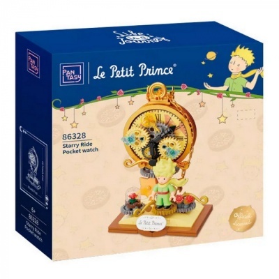 Caixa de miniatura mecanica Le Petit Prince com figura e engrenagens