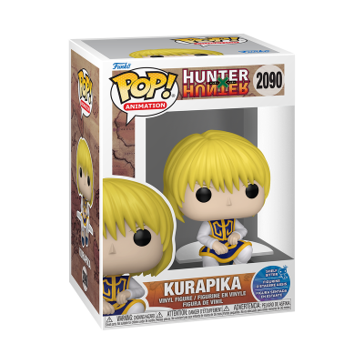 Figura de vinil Funko Pop! Kurapika da série Hunter x Hunter na caixa
