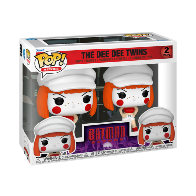 Caixa de duas figuras de vinil Funko Pop! The Dee Dee Twins Batman Beyond