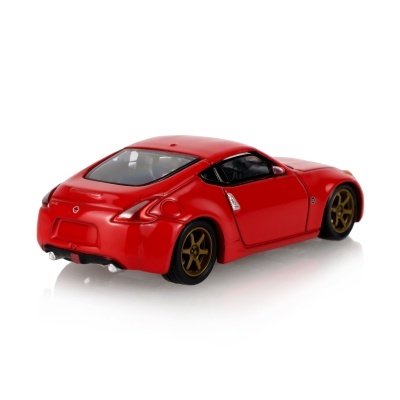 Miniatura de carro desportivo vermelho Nissan 370Z
