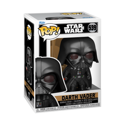 Figura Funko Pop! Darth Vader Star Wars nº 539 na caixa