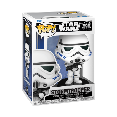 Figura Funko Pop! Star Wars Stormtrooper número 598 em caixa