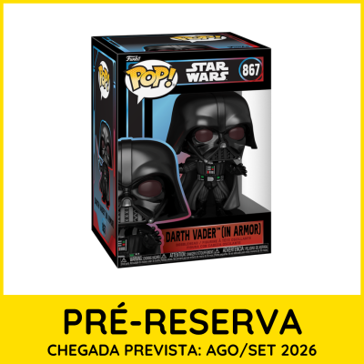 Figura Funko Pop! Darth Vader (In Armor) na caixa Star Wars 867