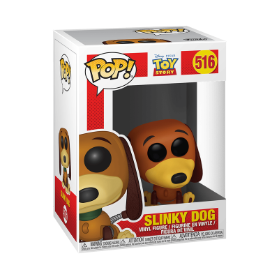 Funko Pop! vinil Slinky Dog Toy Story na caixa