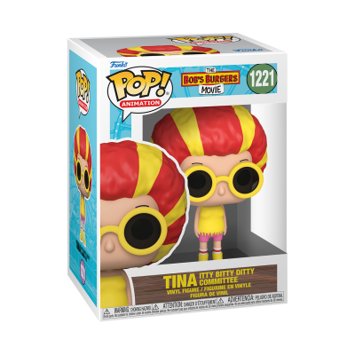 Figura Funko Pop personagem Tina do filme The Bob's Burgers Movie em caixa