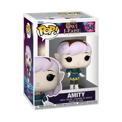 Figura Funko Pop! AMITY de vinil em embalagem da série The Owl House