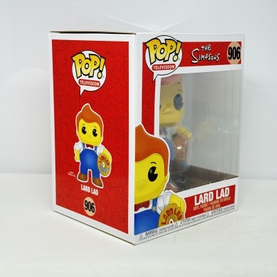Figura Funko Pop! Lard Lad The Simpsons na caixa