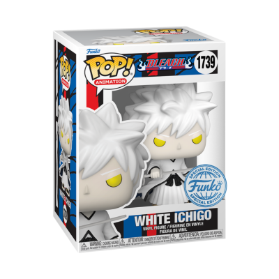 Figura Funko Pop! White Ichigo da série Bleach na embalagem