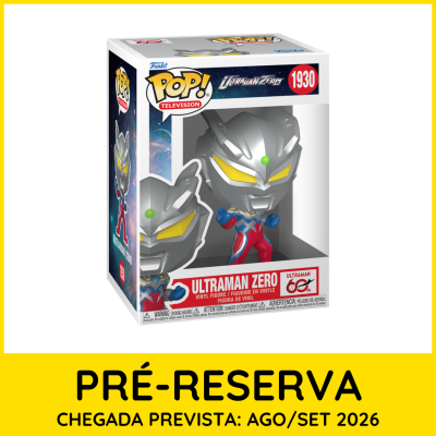 Figura de vinil Ultraman Zero em caixa de embalagem