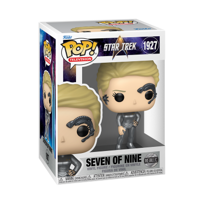 Funko Pop! Seven of Nine Star Trek número 1927 em caixa com janela