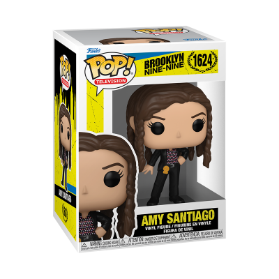 Funko Pop Amy Santiago da série Brooklyn Nine-Nine na caixa original