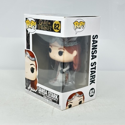Boneca Funko Pop! Sansa Stark Game of Thrones na embalagem