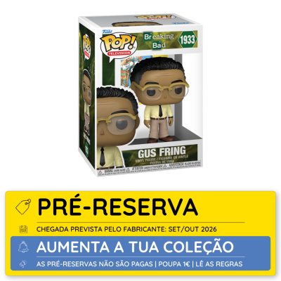Figura Funko Pop! Breaking Bad Gus Fring na caixa