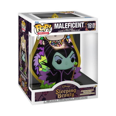 Figura Maleficent Pop! Deluxe da Disney Sleeping Beauty em caixa