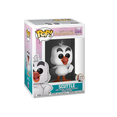 Funko Pop! vinil Scuttle da Pequena Sereia na caixa original.