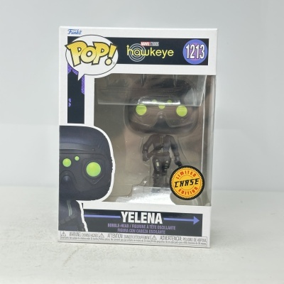 Figura Funko Pop Yelena da Marvel Hawkeye em caixa