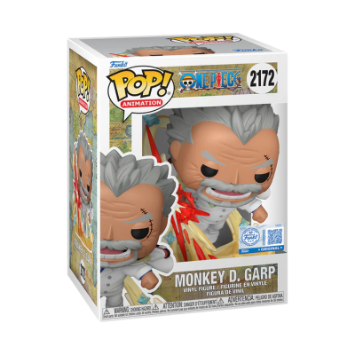 Figura de vinil Funko Pop! Animation Monkey D. Garp da série One Piece na embalagem