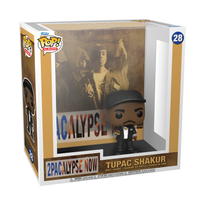 Figura Funko Pop! Tupac Shakur na caixa com janela transparente