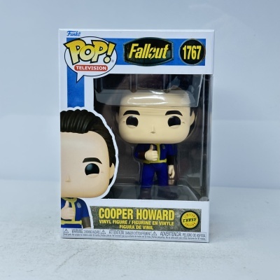 Funko Pop modelo Fallout número 1767 Cooper Howard em caixa