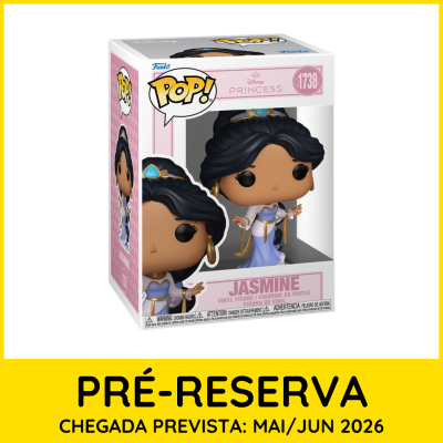 Figura POP! Funko da princesa Jasmine da Disney na embalagem