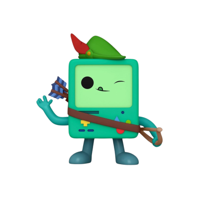 Figura de brinquedo digital com corpo verde claro e chapéu verde com pena vermelha