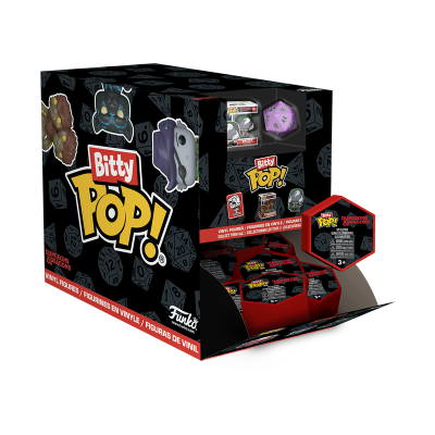 Caixa de figuras de vinil Bitty POP! Dungeons & Dragons com dado hexagonal