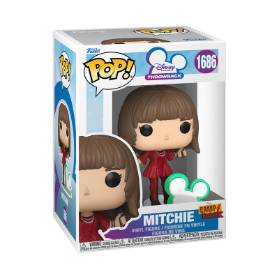 Figura Funko Pop! de vinil da personagem Mitchie de Camp Rock na embalagem.