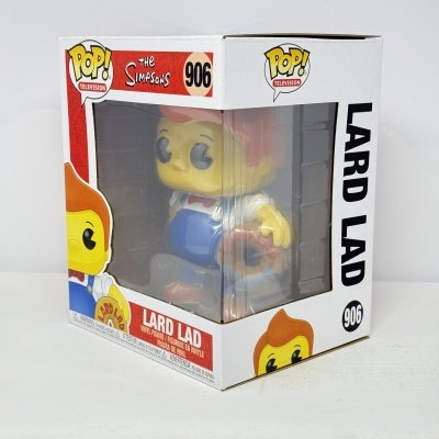 Figura em vinil Lard Lad dos Simpsons na sua caixa original com janela transparente