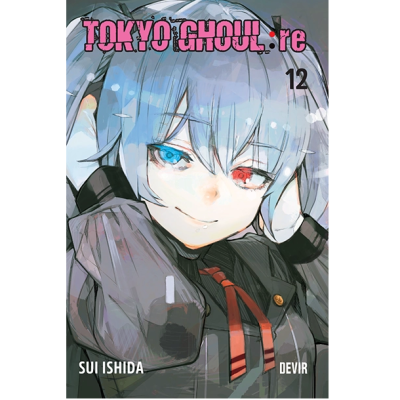Capa do livro Tokyo Ghoul:re volume 12 com ilustração de personagem