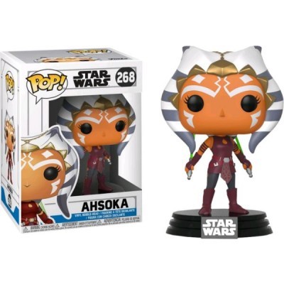 Figura Funko Pop Ahsoka Star Wars nº268 com embalagem visível