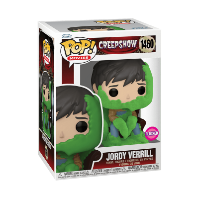 Figura vinyl POP! Movies Jordy Verrill Creepshow verde felpuda na caixa