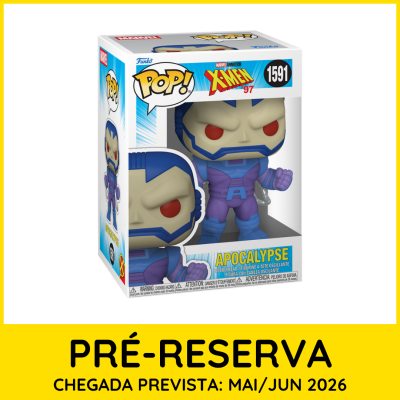 Figura Funko Pop! Apocalypse X-Men 97 número 1591 na caixa