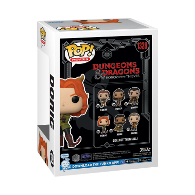 Caixa de brinquedo Funko Pop! Dungeons & Dragons com personagem Doerig