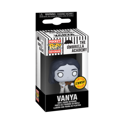 Figura de vinil de Vanya da série The Umbrella Academy em caixa de coleção